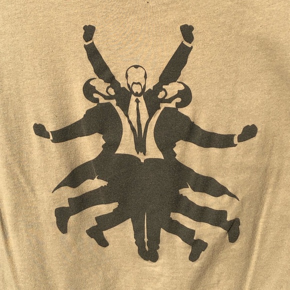 XXL Archer Army Green 100% Cotton Tee - Picture 1 of 10